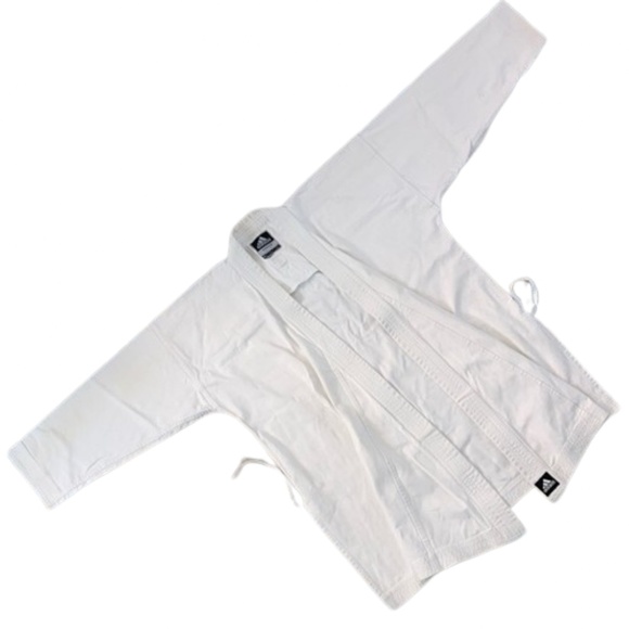 ADIDAS  Karate Elite SEK jacket jiu jitsu SHORI white Kumite Fighter Master Gi - Picture 8 of 14